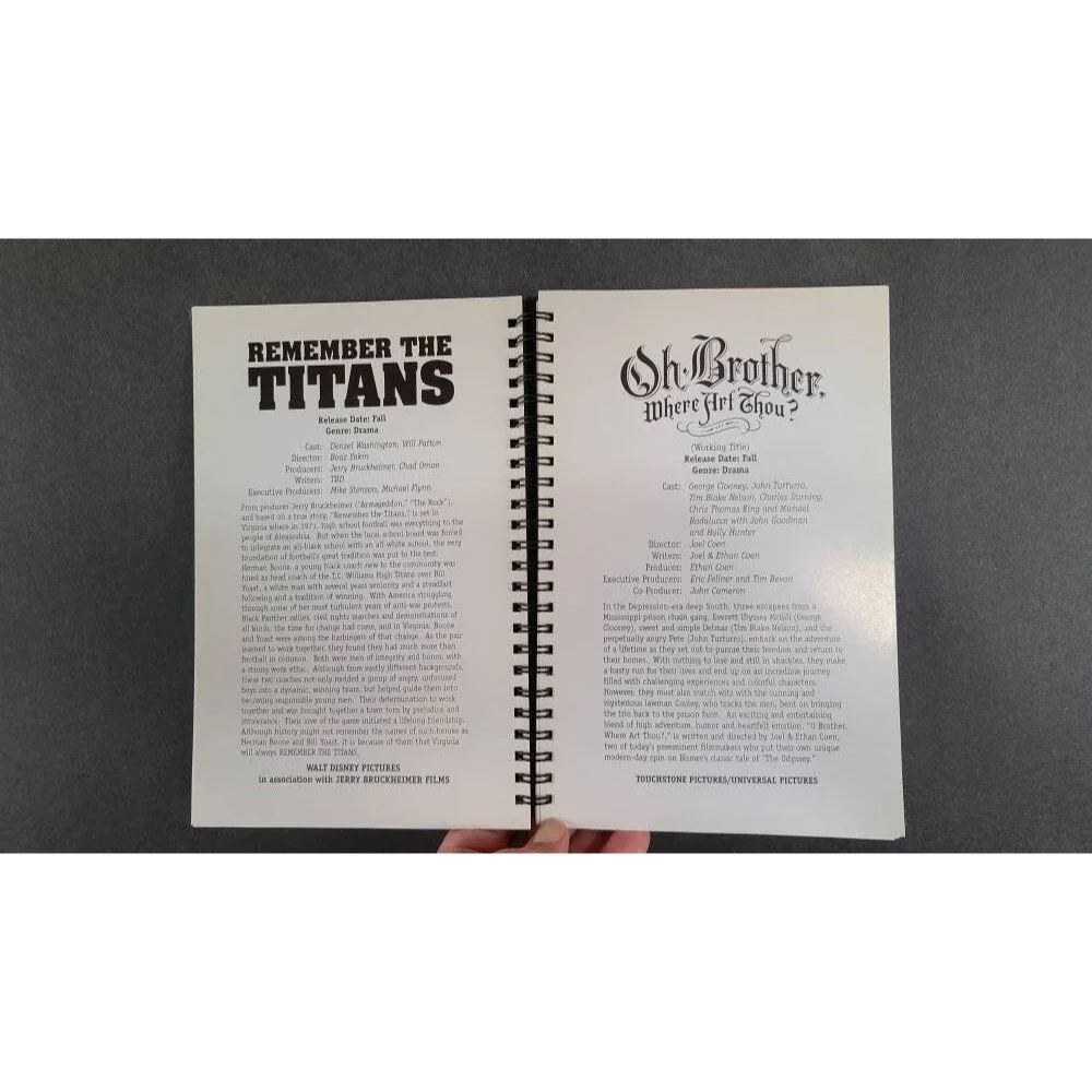 Vintage Movie-Themed Journal/Notebook